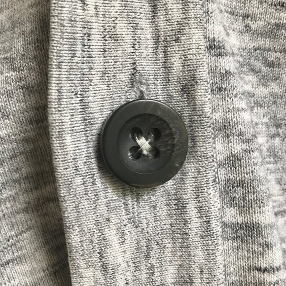 La Chateau Gray Cotton Hoodie Cardigan - Picture 5 of 5